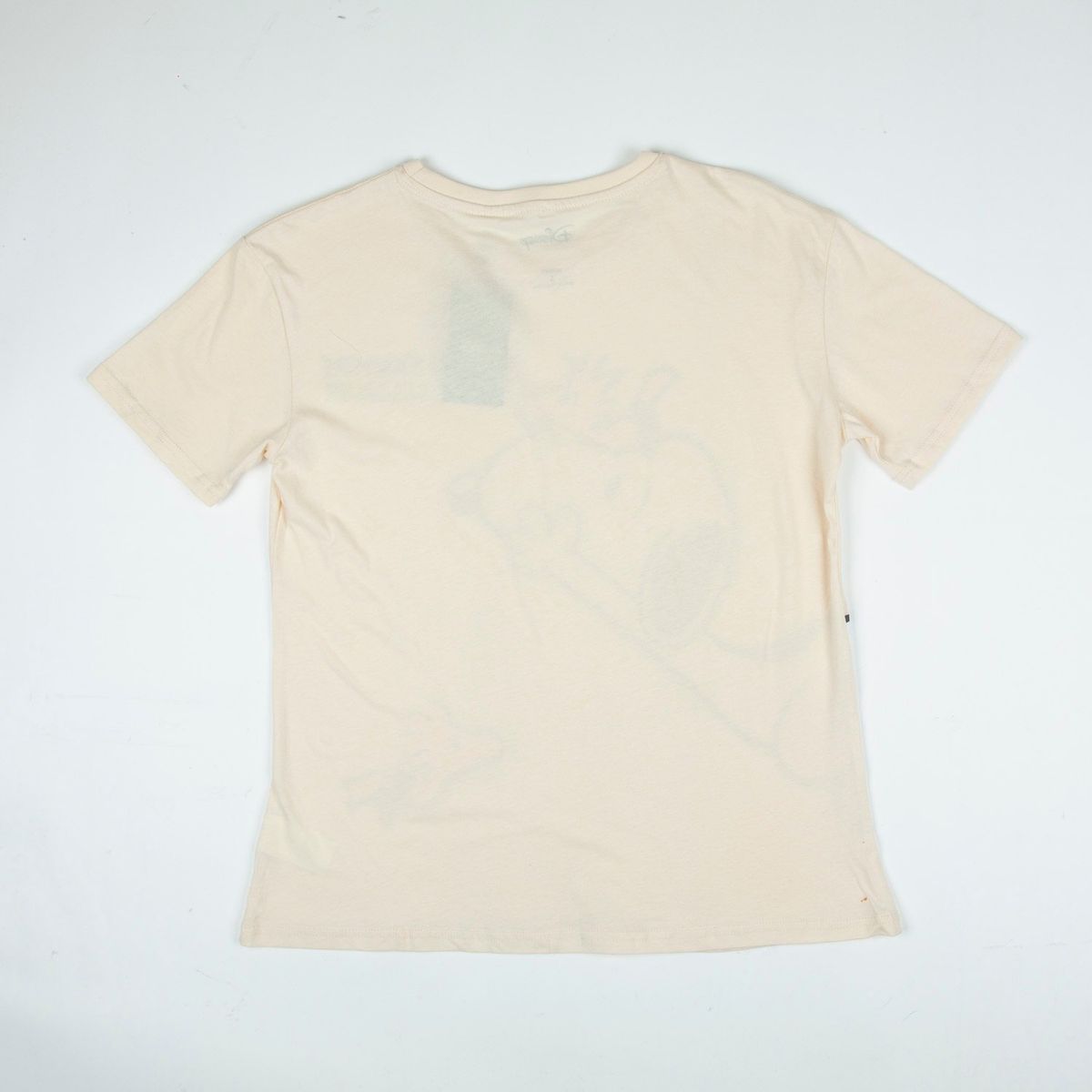 SNOOPY - Polera Manga Corta Mujer Nice Friends Beige Snoopy