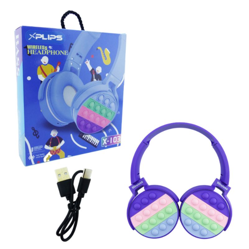 GENERICO - Audifono para niños Bluetooth diseño POP
