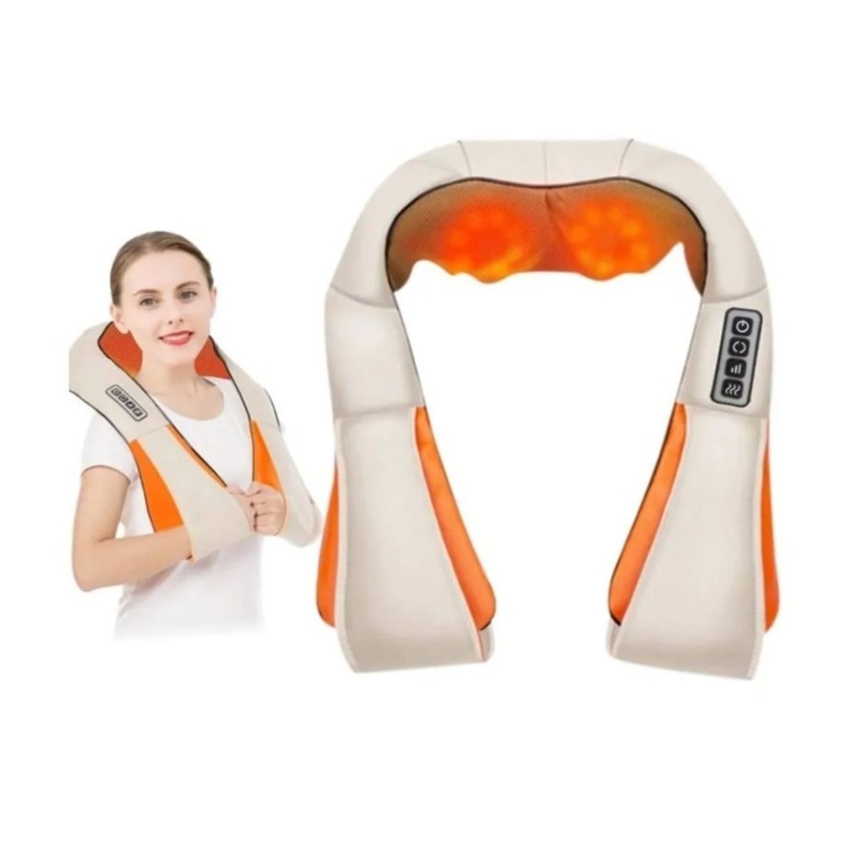 GENERICO - Masajeador Eléctrico Cervical Para Cuello Espalda Mix