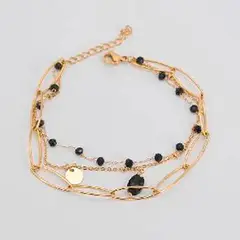19V69 ITALIA - Pulsera Doble Italia Dorado Mujer - Multicolor