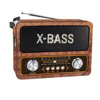 Radio Portátil Linterna Am-Fm-Bluetooth-Usb-Sd - Recargable