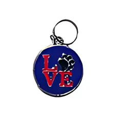 BUEN AMIGO - Medalla de Identificación para mascotas - Violeta