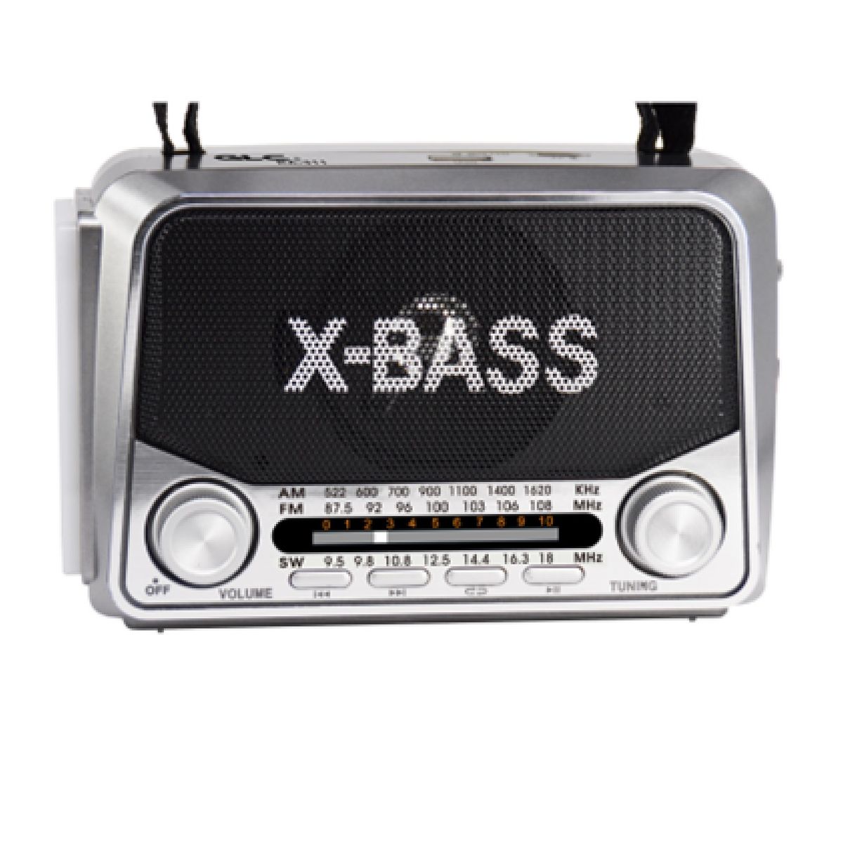 GLC - Radio Portátil Linterna Am-Fm-Bluetooth-Usb-Sd - Recargable