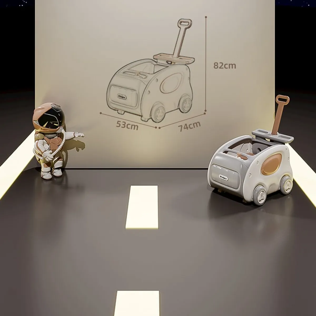 GENERICO - Carro de Arrastre para Niños