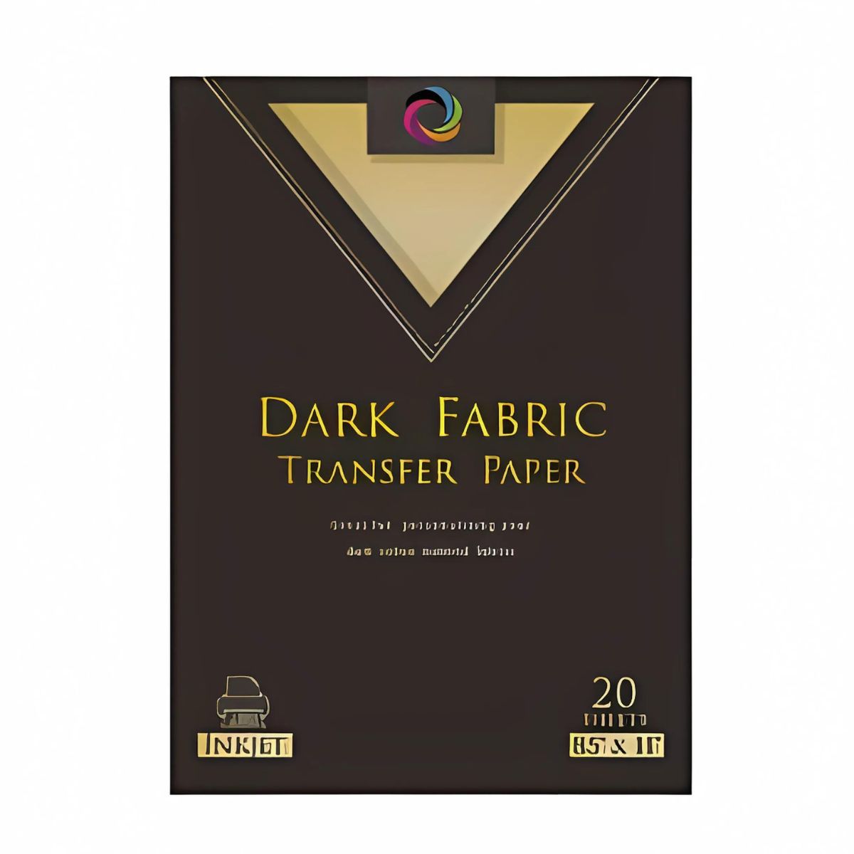 GENERICO - Papel Transfer Telas Oscuras Polera Oscura 20 Hojas A4 160g