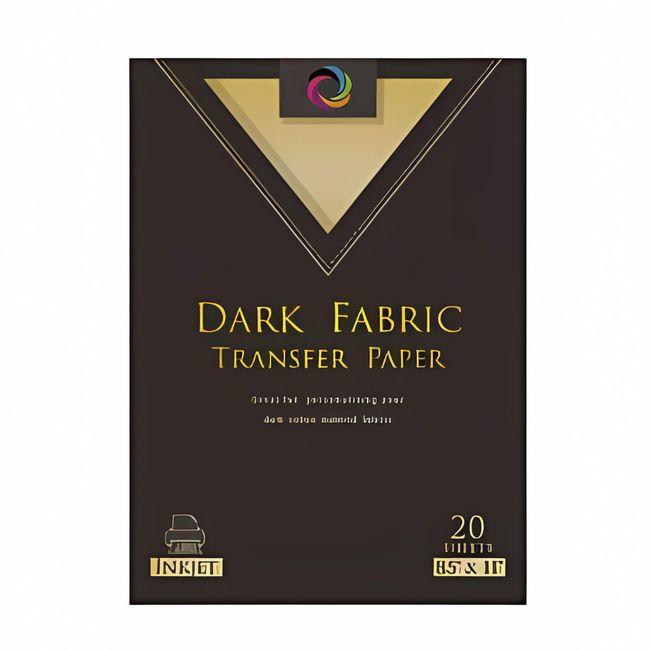 GENERICO - Papel Transfer Telas Oscuras Polera Oscura 20 Hojas A4 160g