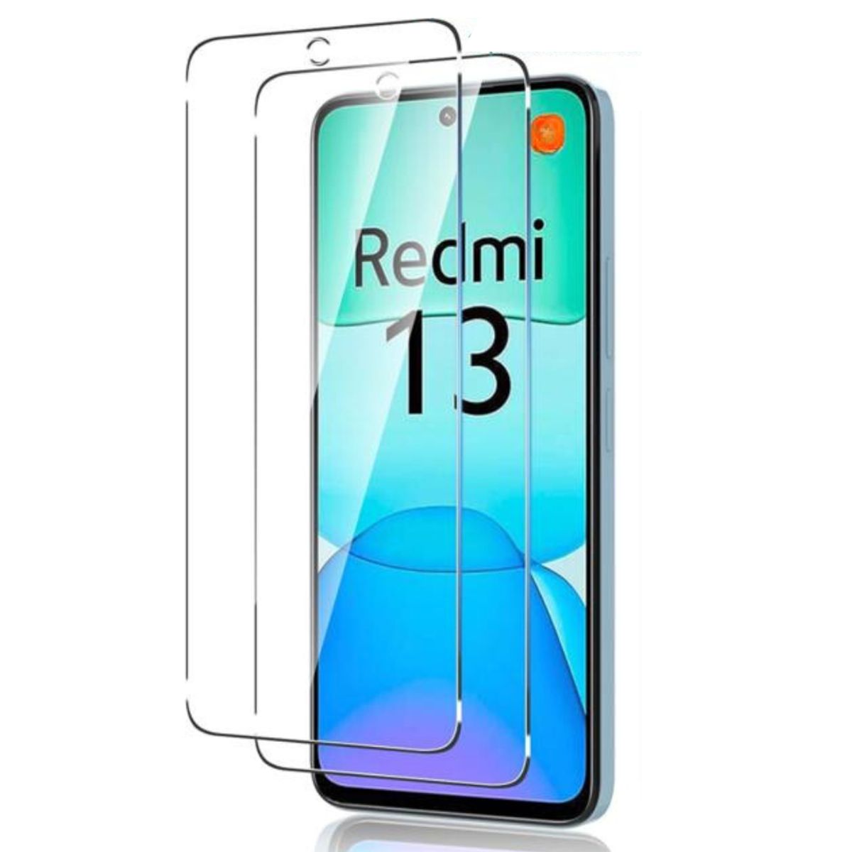 GENERICO - Carcasa Transparente Reforzado Para Redmi 13 4g + Lamina V.