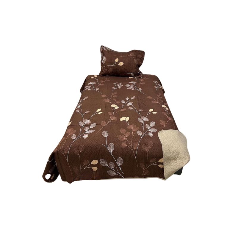 GENERICO - Cubrecama Verano Delgado Quilt Estampados Plaza y Media