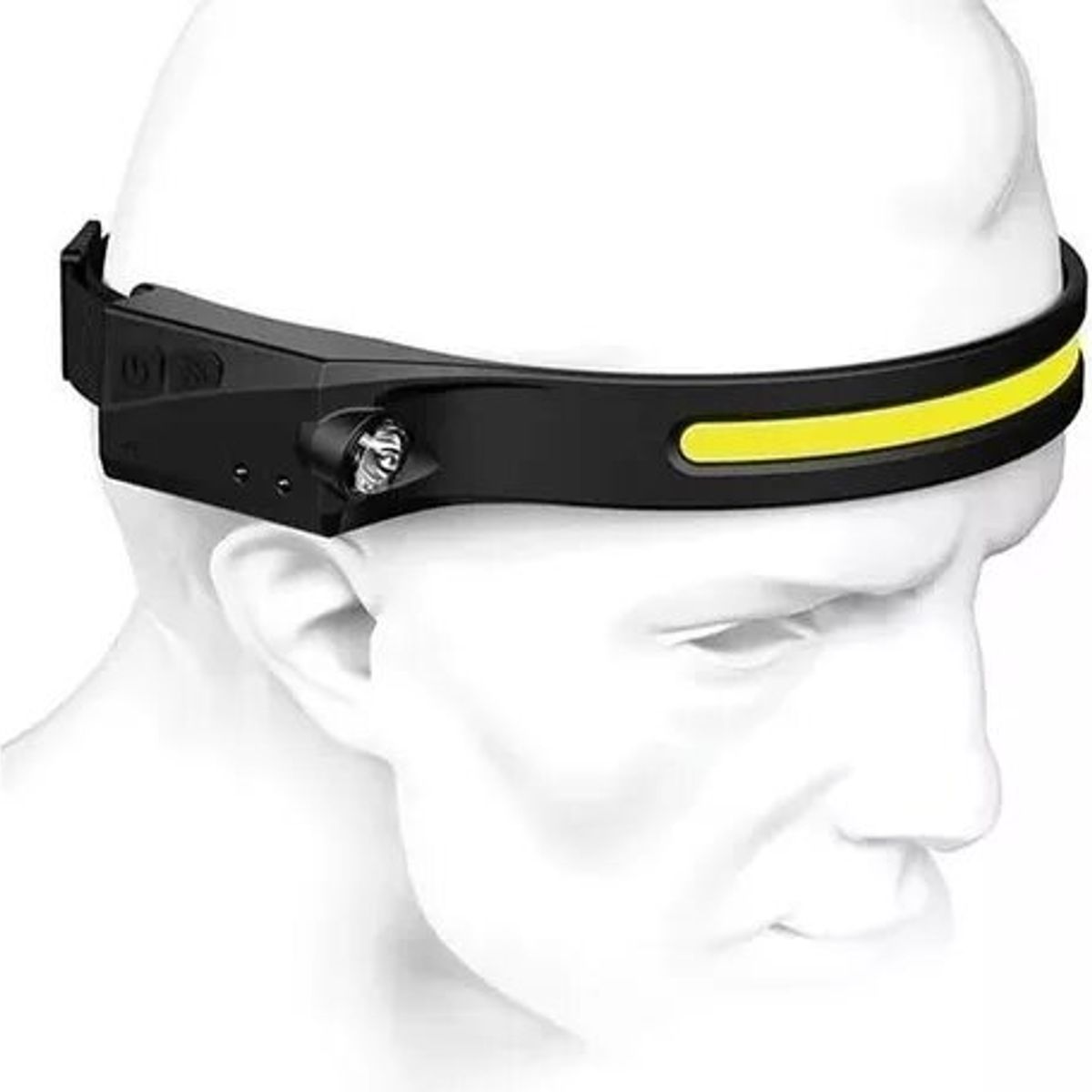 GENERICO - Linterna Led Cintillo Con Sensor Montado en la cabeza