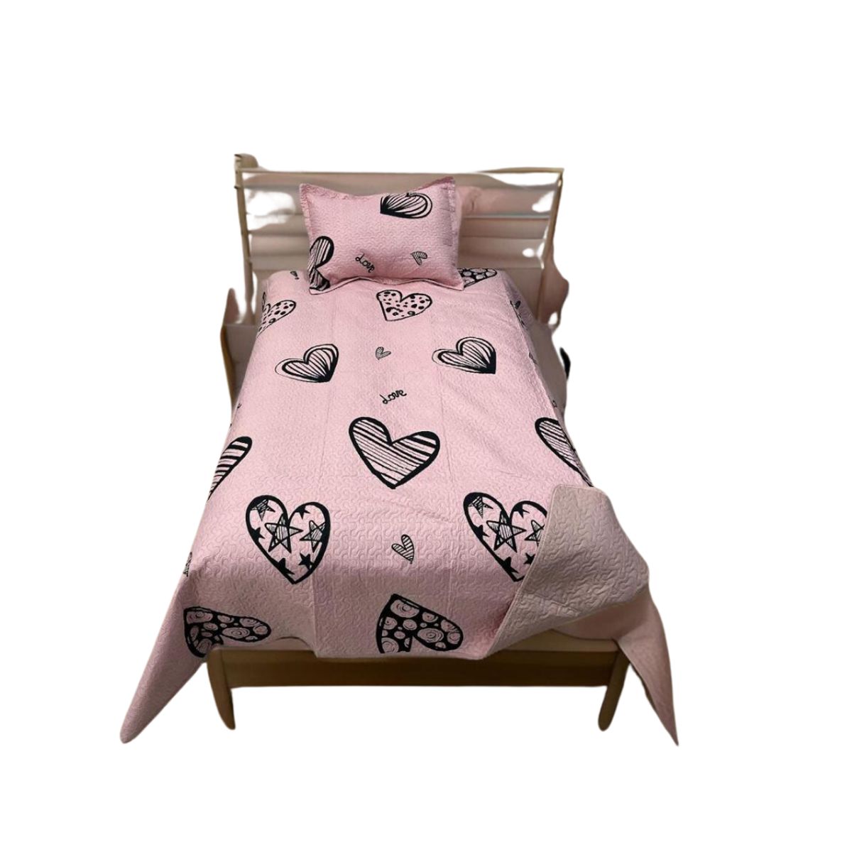 GENERICO - Cubrecama Verano Delgado Quilt Estampados Plaza y Media