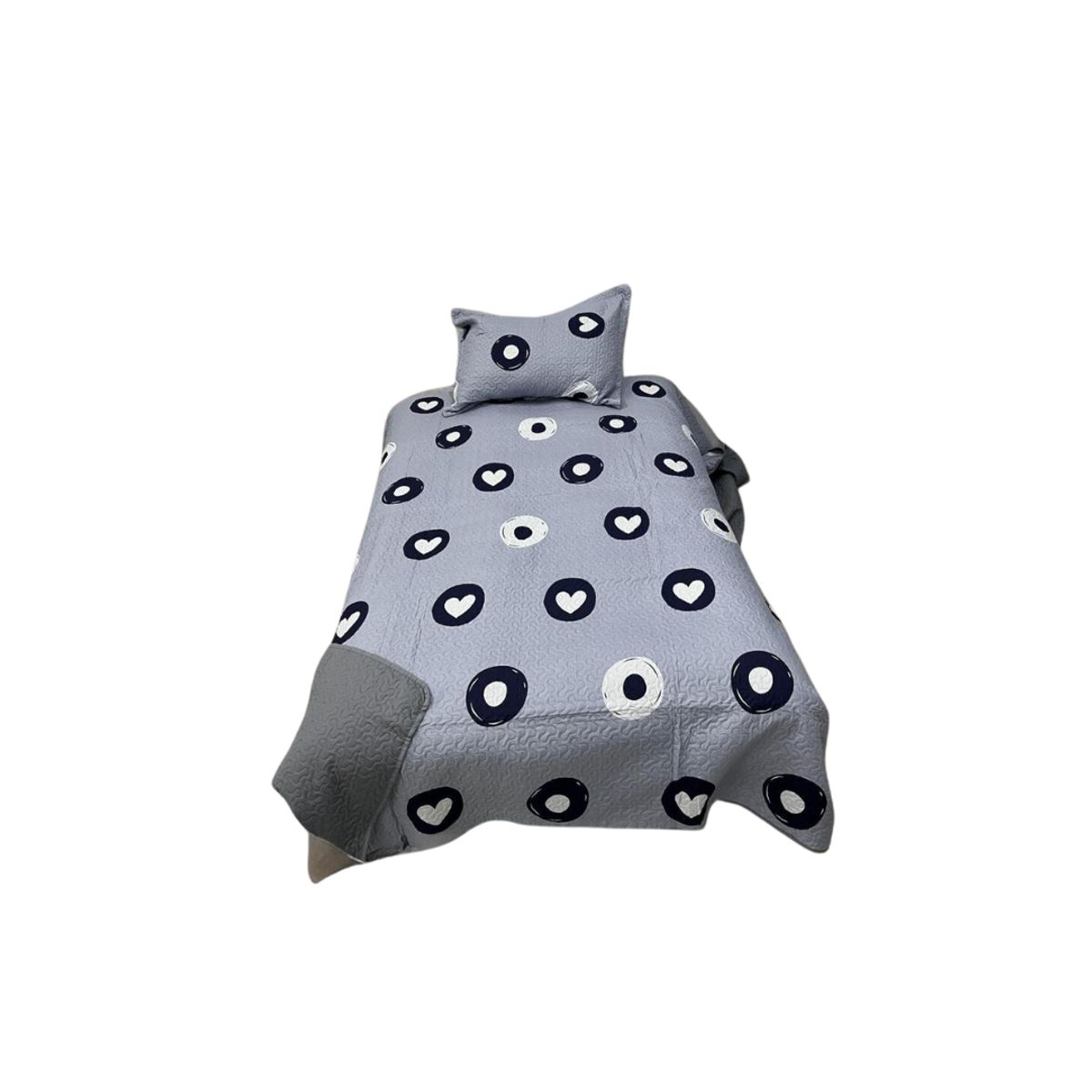 GENERICO - Cubrecama Verano Delgado Quilt Estampados Plaza y Media