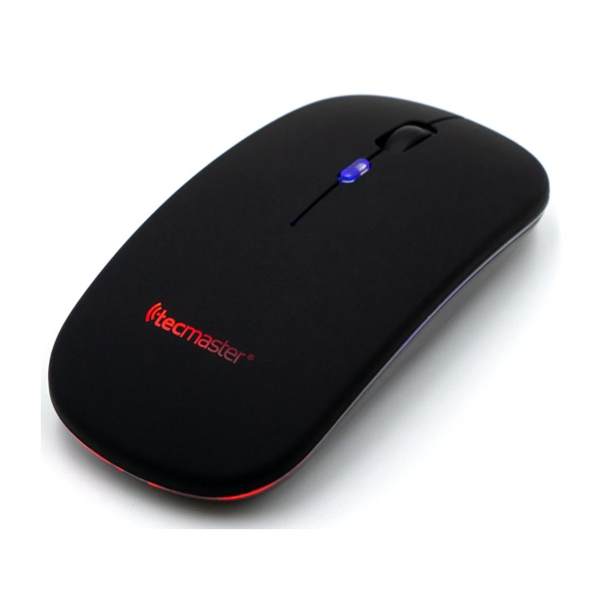 TECMASTER - Mouse Dual Recargable Inalámbrico Bluetooth Tecmaster Negro