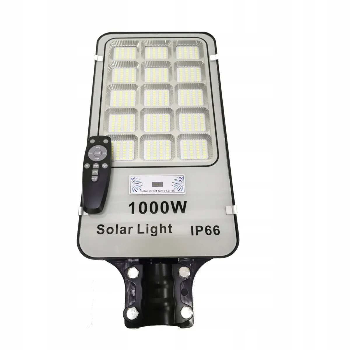 GENERICO - Foco Solar 1000 Watt Alumbrado Exterior Con Poste