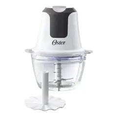 OSTER - Mini Picadora 3 Tazas Con Tazón Vidrio Color Blanco