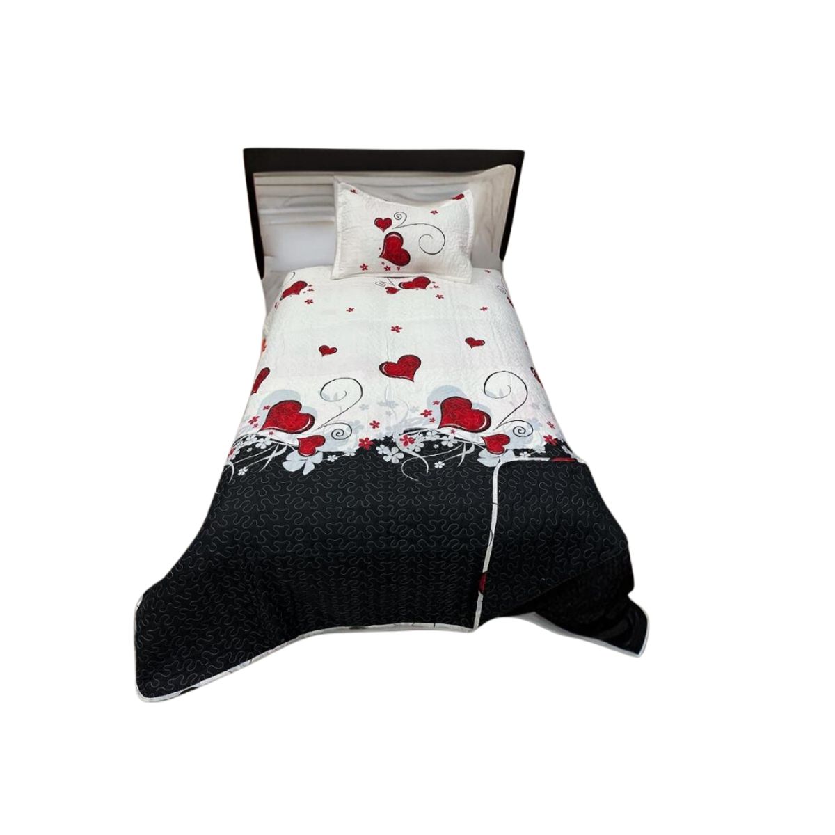 GENERICO - Cubrecama Verano Delgado Quilt Estampados Plaza y Media