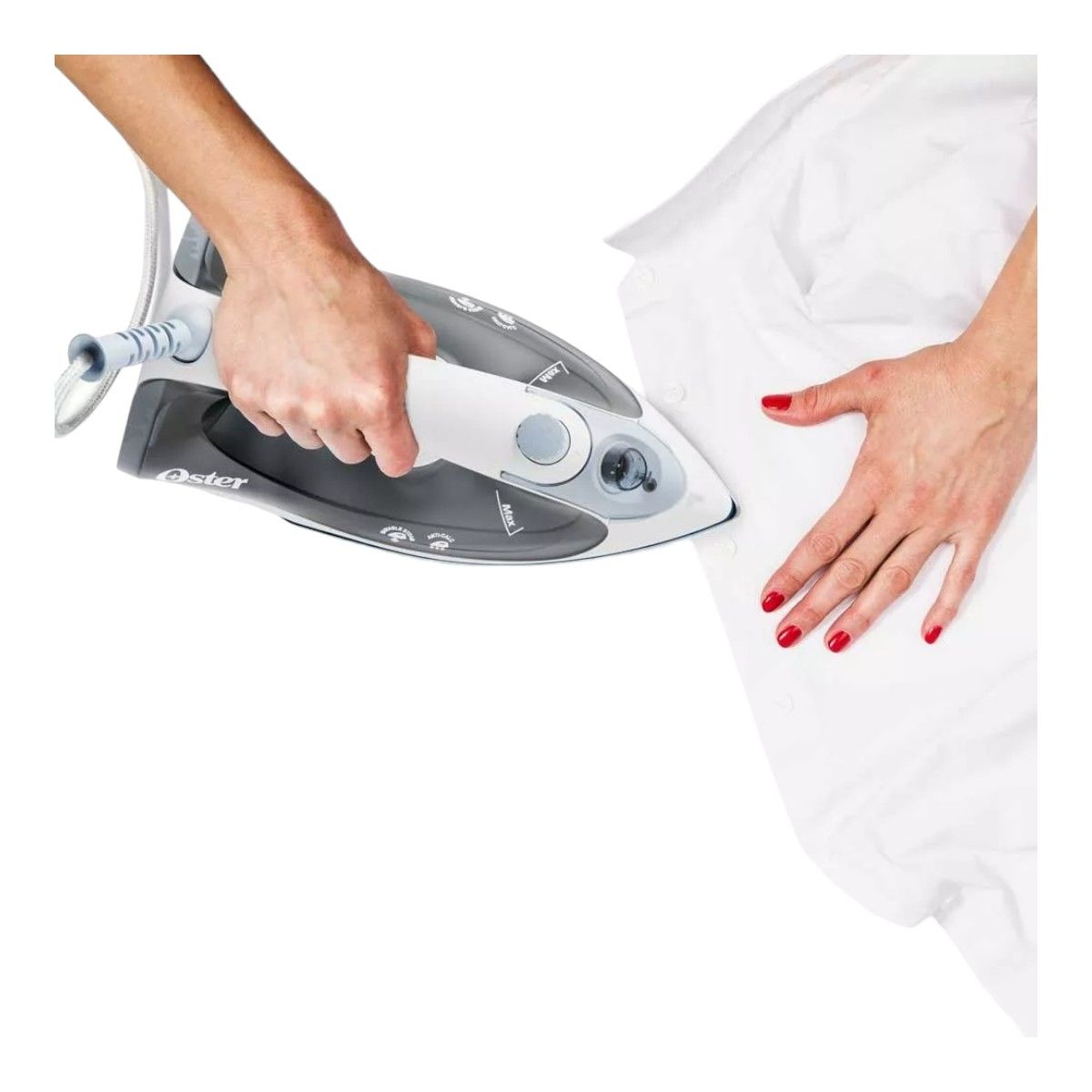 OSTER - Plancha De Vapor Oster Compacta Color Blanco