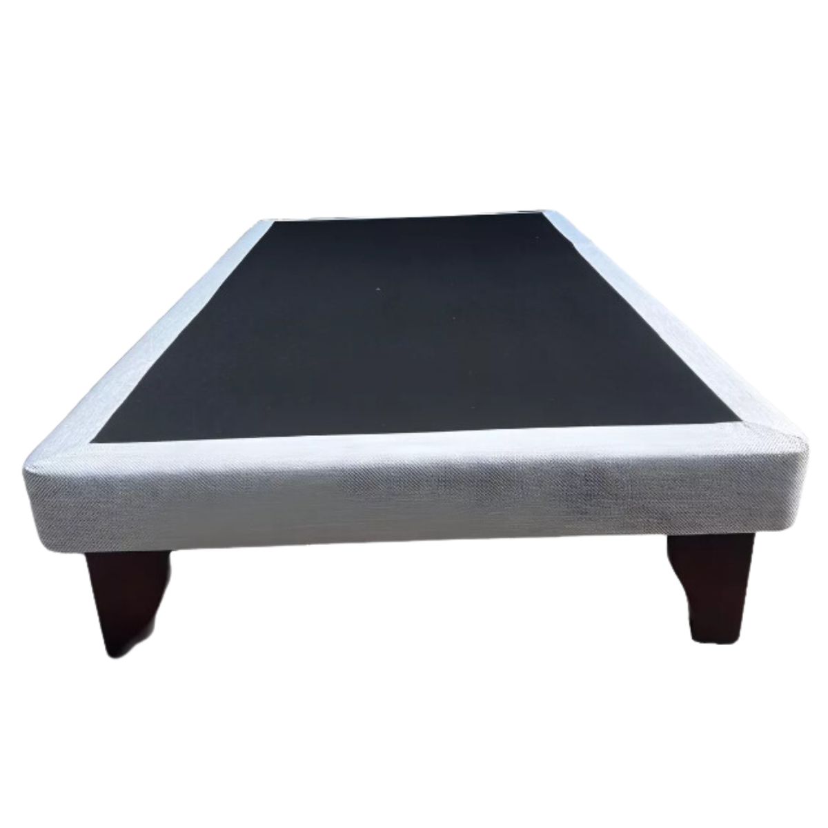 DULCES SUEÑOS - Base Europea Premium 1P 90X190  Espuma  Patas Rosen  Gris claro