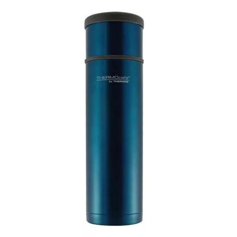 GENERICO - Termo Líquido Acero Inoxidable Azul 1 Lt - Thermos