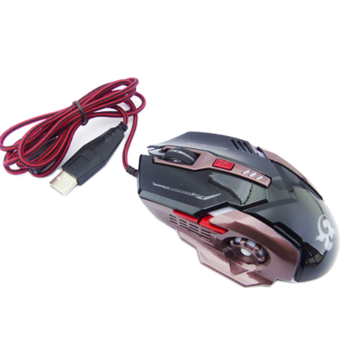 GENERICO - Mouse gamer N3 con USB luz seis botones