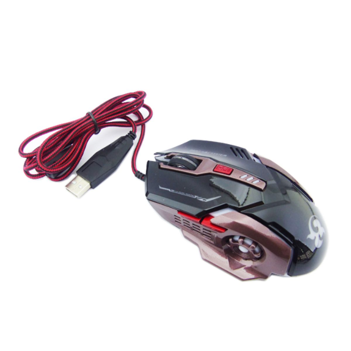 GENERICO - Mouse gamer N3 con USB luz seis botones