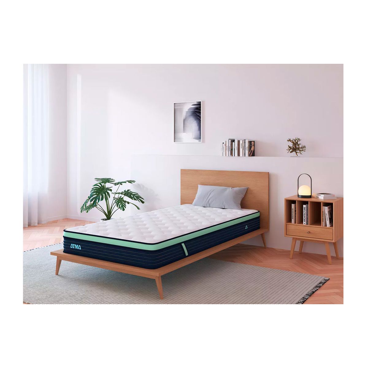 ATMA - Colchon de Espuma Atma One Individual 1 Plaza 90x190