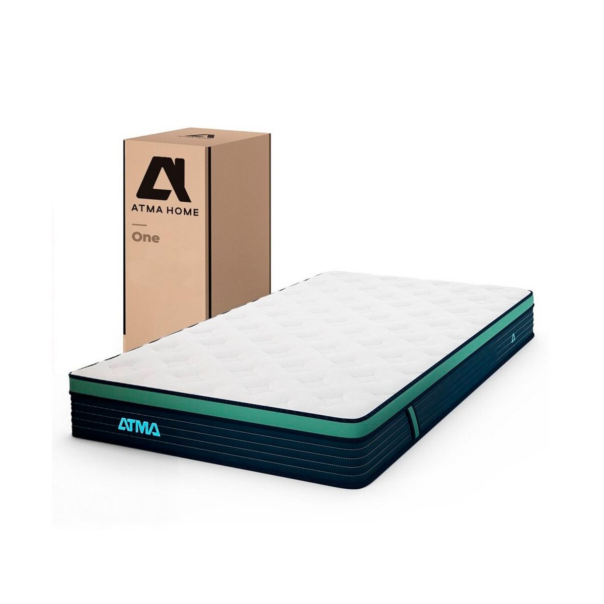 ATMA - Colchon de Espuma Atma One Individual 1 Plaza 90x190