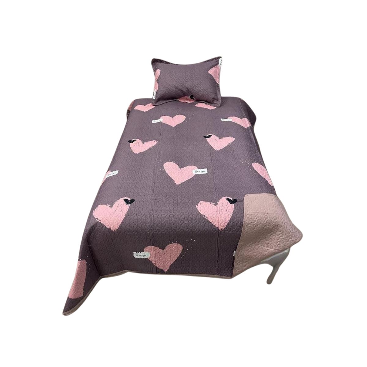 GENERICO - Cubrecama Verano Delgado Quilt Estampados Plaza y Media