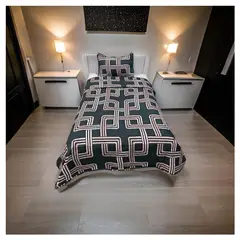 GENERICO - Cubrecama Verano Delgado Quilt Estampados Plaza y Media