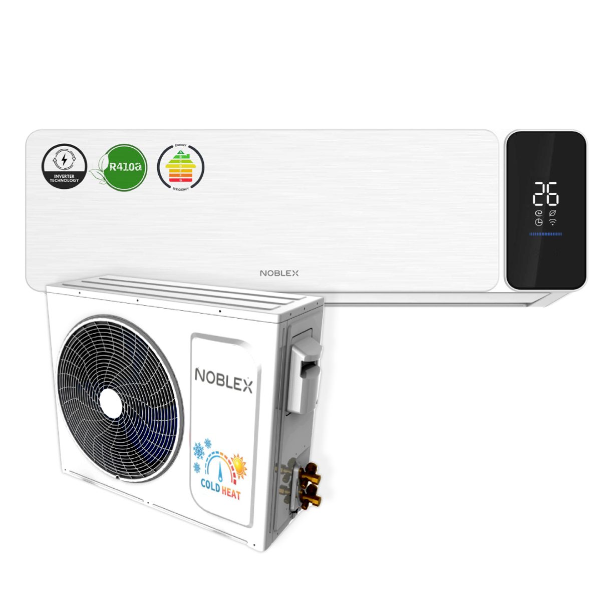 NOBLEX - Aire Acondicionado Noblex Split Inverter Frío Calor 18000btu