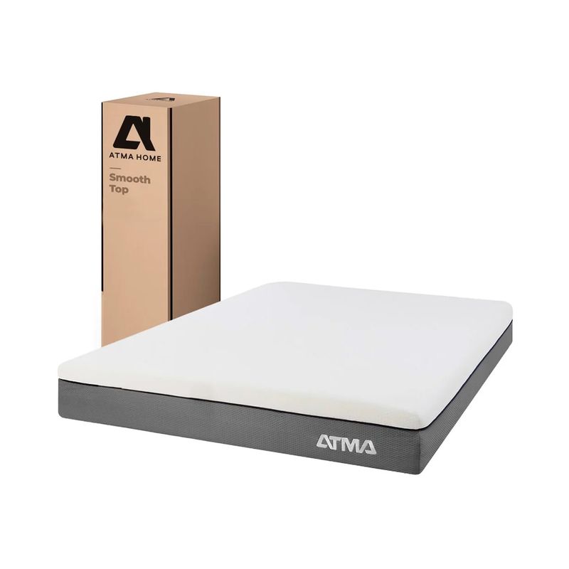 ATMA - Colchon de Espuma Atma Smooth Top Matrimonial 2 Plaza 150x190