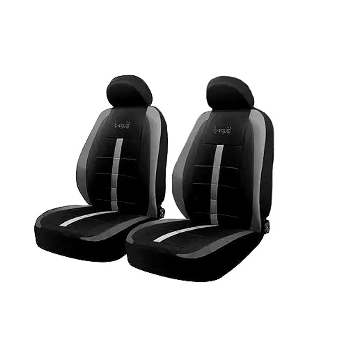 B EQUIP - Fundas Cubreasiento B-equip Universal Negro Adv-1432