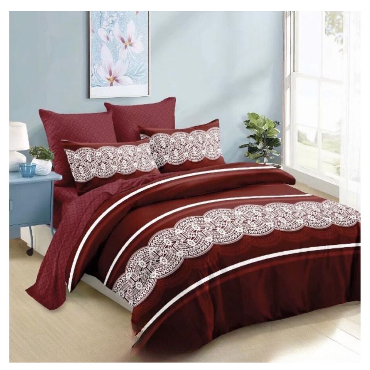 GENERICO - Cubrecama Verano Delgado Quilt Estampados Plaza y Media