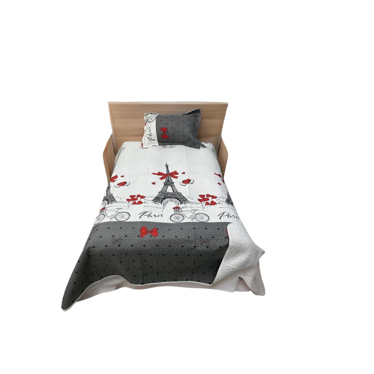 GENERICO - Cubrecama Verano Delgado Quilt Estampados Plaza y Media