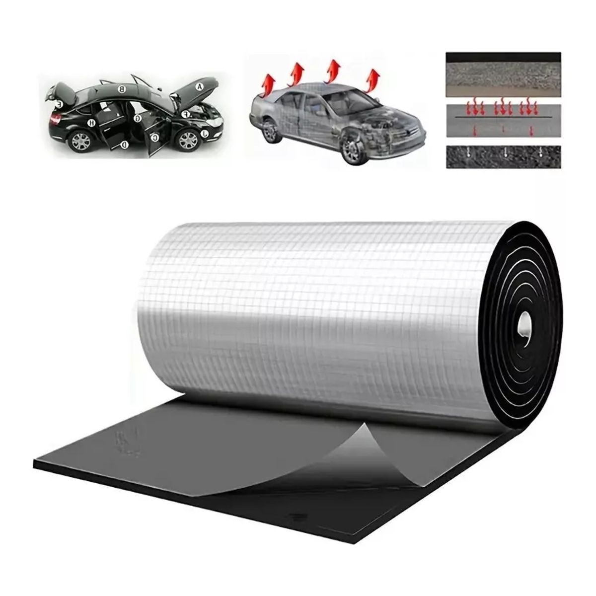 ATURE - Lamina 5mm Goma Aislamiento Sonido Térmico Puertas Absorción