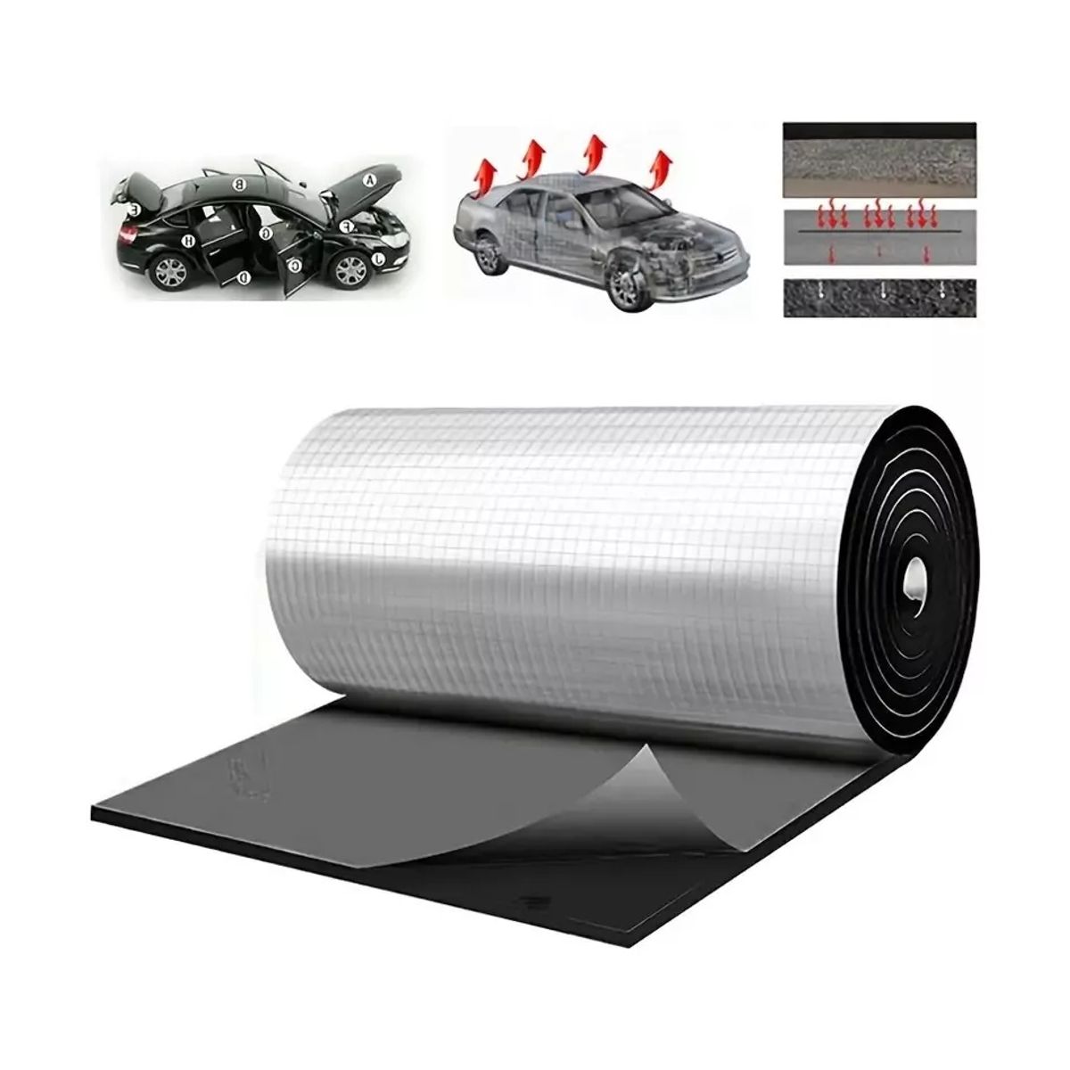 ATURE - Lamina 5mm Goma Aislamiento Sonido Térmico Puertas Absorción