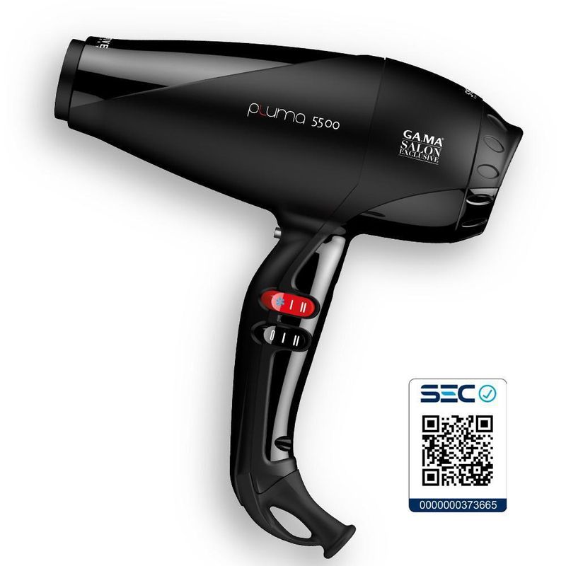 GAMA - Secador De Pelo Gama Pluma 5500 Oxy Active 2400w Profesional
