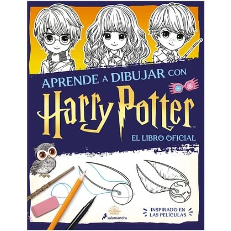 SALAMANDRA - Aprende A Dibujar Con Harry Potter Libro Oficial Inspirado En Las Películas