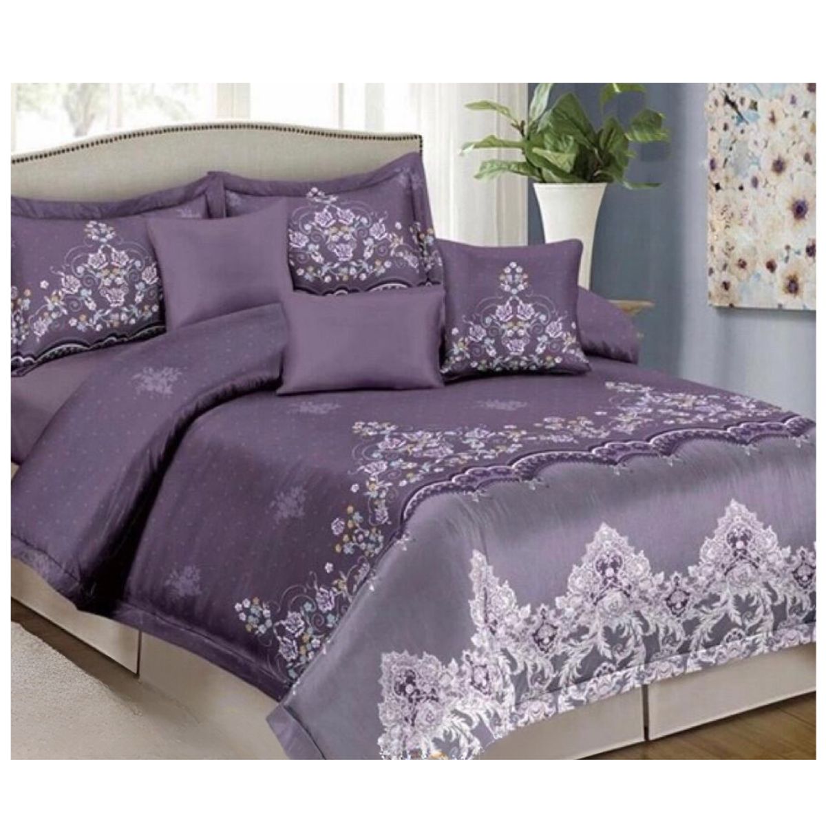 GENERICO - Cubrecama Verano Delgado Quilt Estampados Plaza y Media