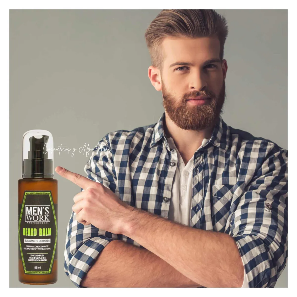 CLOE - Suavizante y acondicionante disciplinante y antibacterial de barba