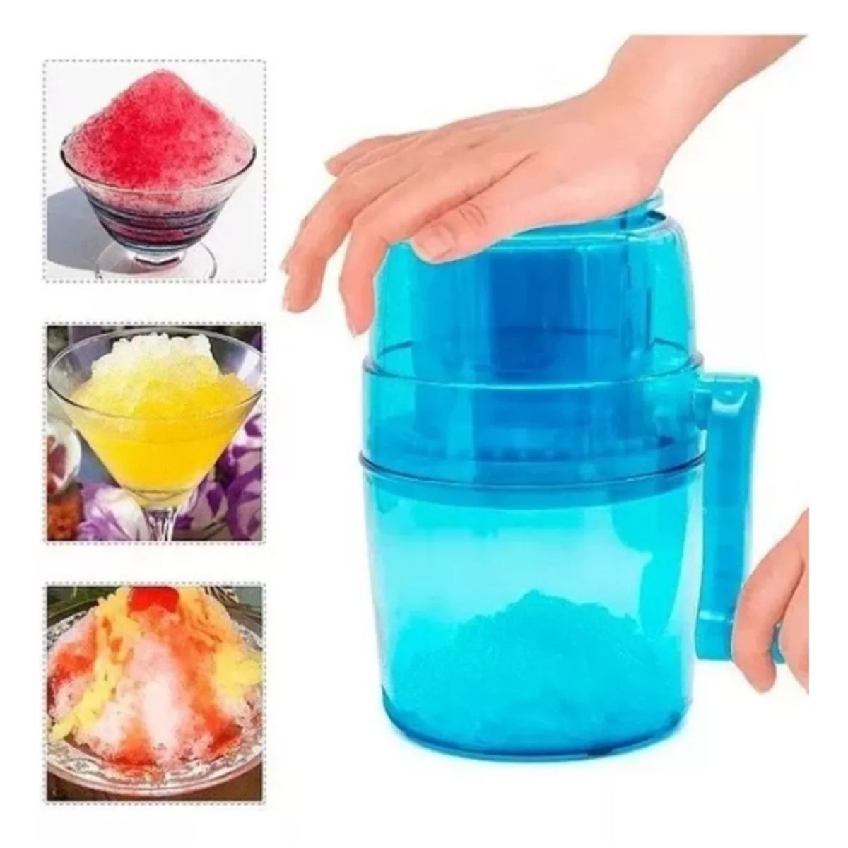 GENERICO - Picador Triturador Moledor Hielo En Forma Granizado Manual