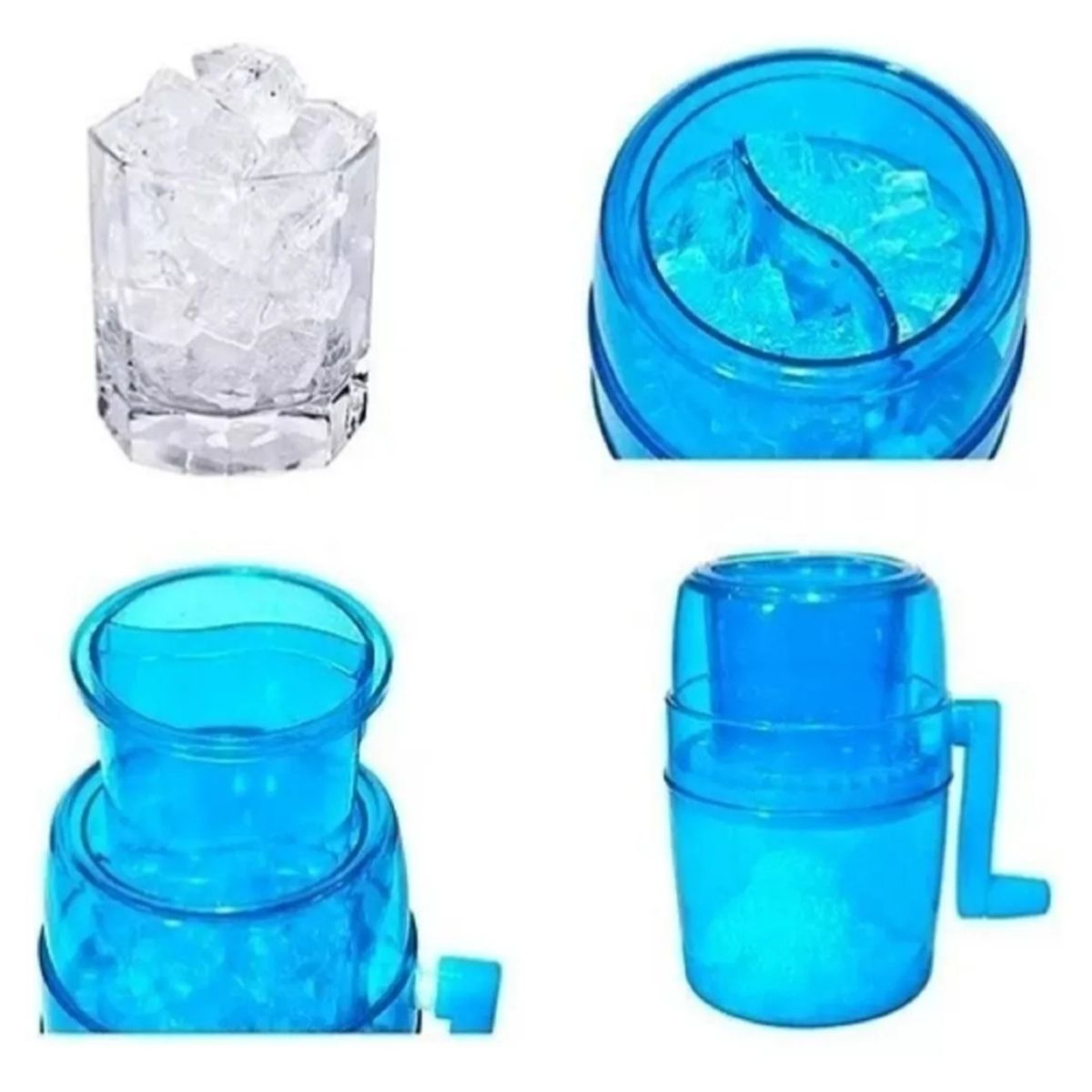 GENERICO - Picador Triturador Moledor Hielo En Forma Granizado Manual