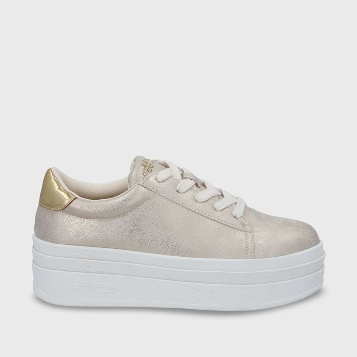 GOTTA - Zapatilla Plataforma Dorada Mujer 53751