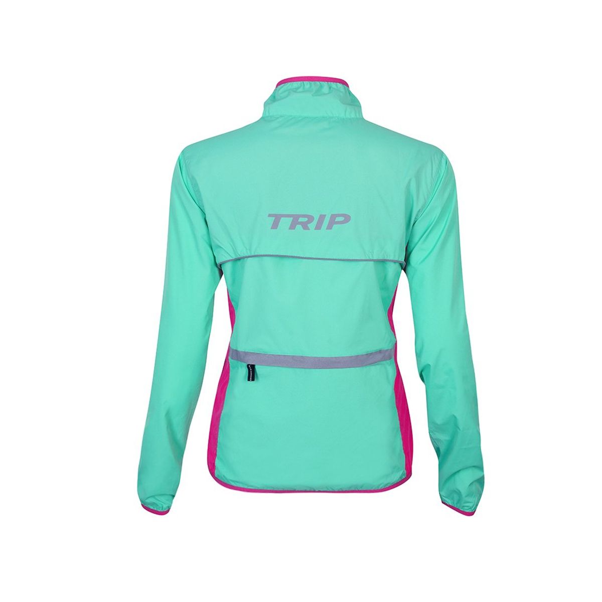 TRIP - CORTAVIENTO UNISEX TRIP TURQUESA PINK - TALLA XS