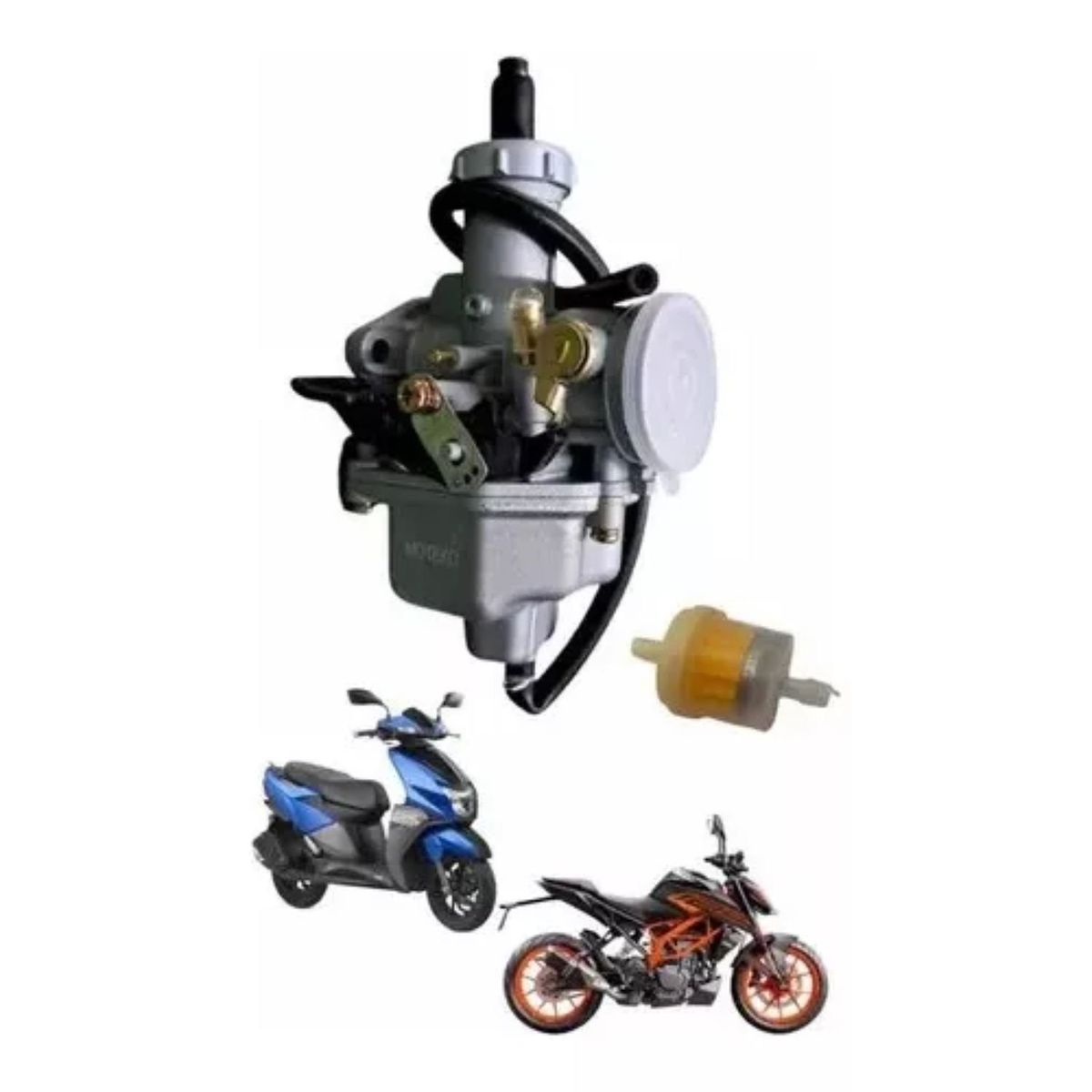 GENERICO - Carburador Moto Pz27 Tipo Cg 125-155cc  filtro