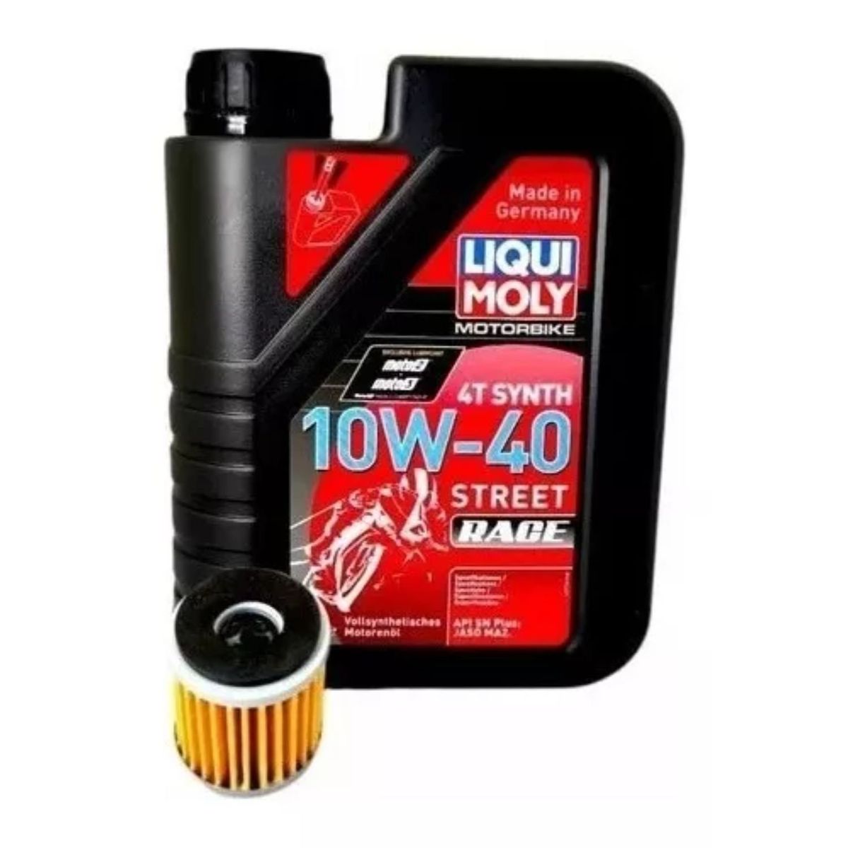 GENERICO - Aceite liqui Moly 10w40 full sintético + filtro Yamaha R15 v1 - v3 original