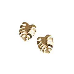 JOYAS MONTERO - Aros Eva Baño de Oro de 24 k
