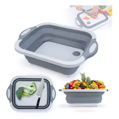 GENERICO - Tabla De Cortar Plegable 2 En 1 Tabla De Corte Tabla Pegable