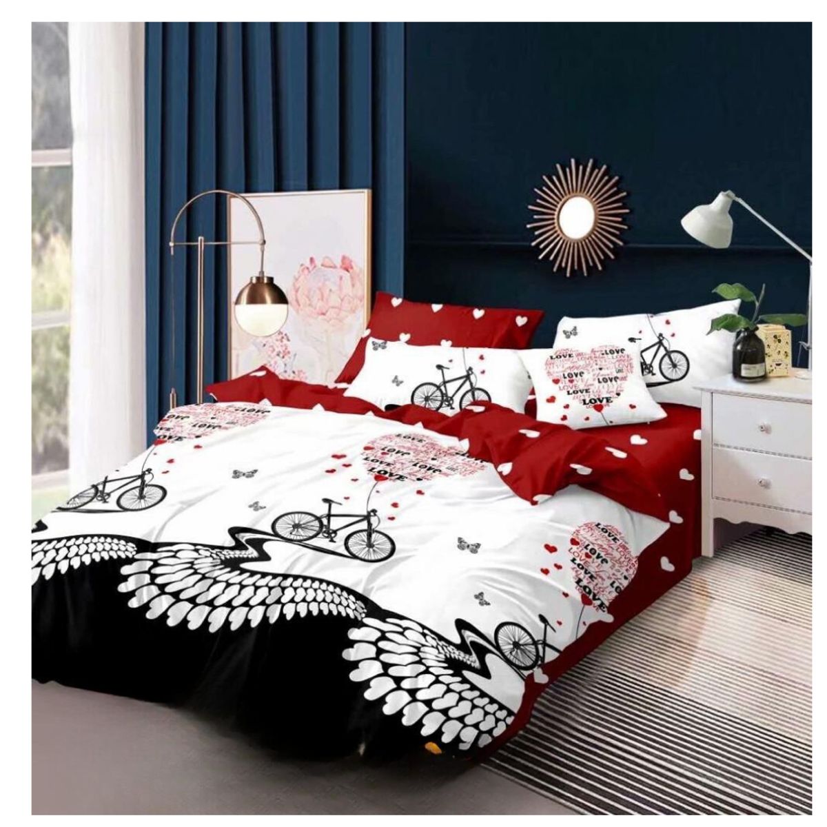 GENERICO - Cubrecama Verano Delgado Quilt Estampados Plaza y Media