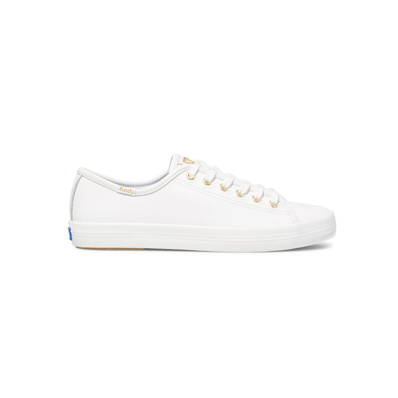 KEDS - Zapatilla Cuero Kickstart Blanca Mujer KEDS