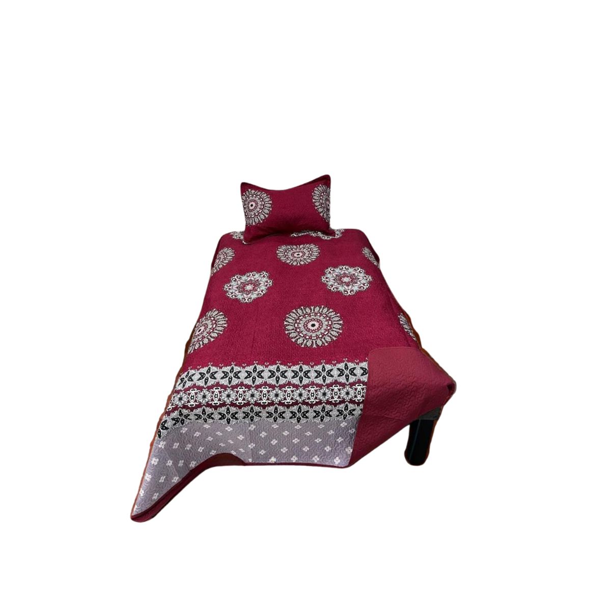 GENERICO - Cubrecama Verano Delgado Quilt Estampados Plaza y Media